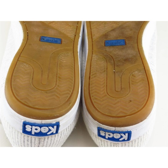 Keds Size 7 Sneaker Gray‎ Fabric Medium Lace Up Women - Picture 10 of 11